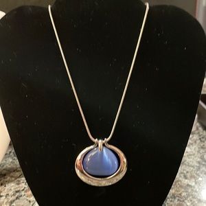 Lia sophia necklace, new with tags. Pretty blue stone!